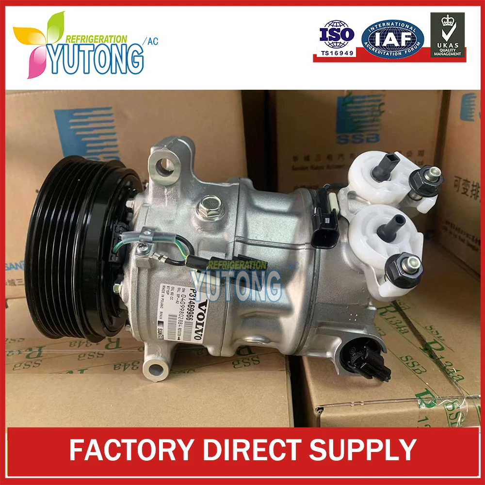 PXC14 AC Compressor for VOLVO V90 XC60 XC70 XC90 V40 V60 S60 S80 S90 31469966 31348965  36010255 36002132 SD8715P P31469966