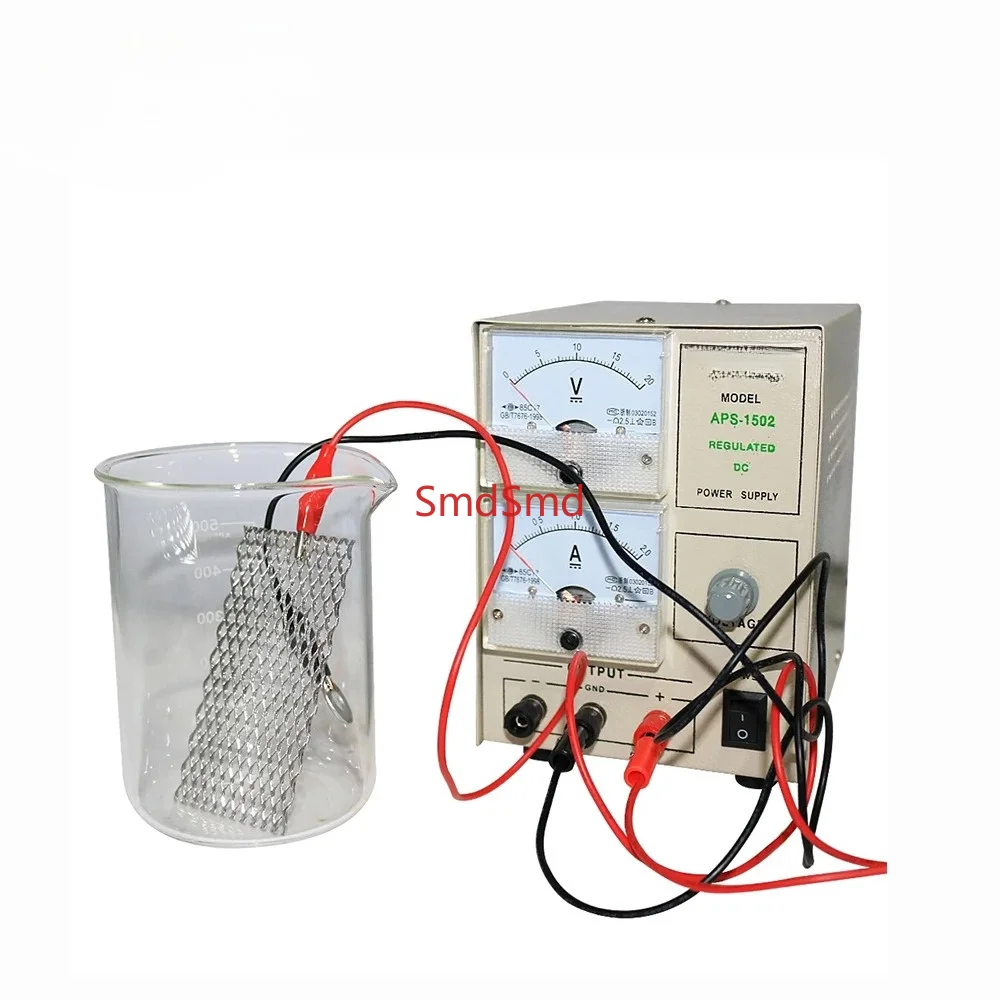 1502 Jewelry Electroplating Machine Gold Plating Machine 2A Plater Electroplating Kit with Adjustable Voltage