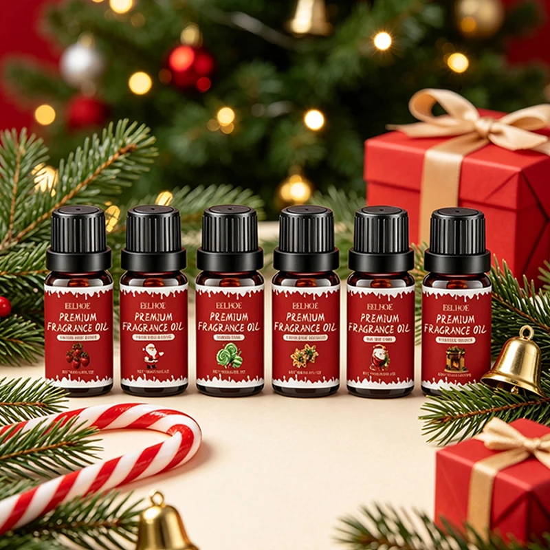 Home Fragrance Gift Set - Christmas Fragrance Oil Set 6 Bottles