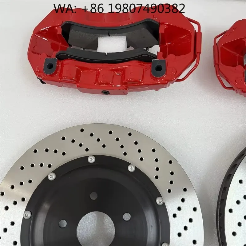 

Blue 6 Piston Brake Caliper Kit 355*32mm Disc High Performance Racing Brake System For Classic Sports Car And Supercar Refit