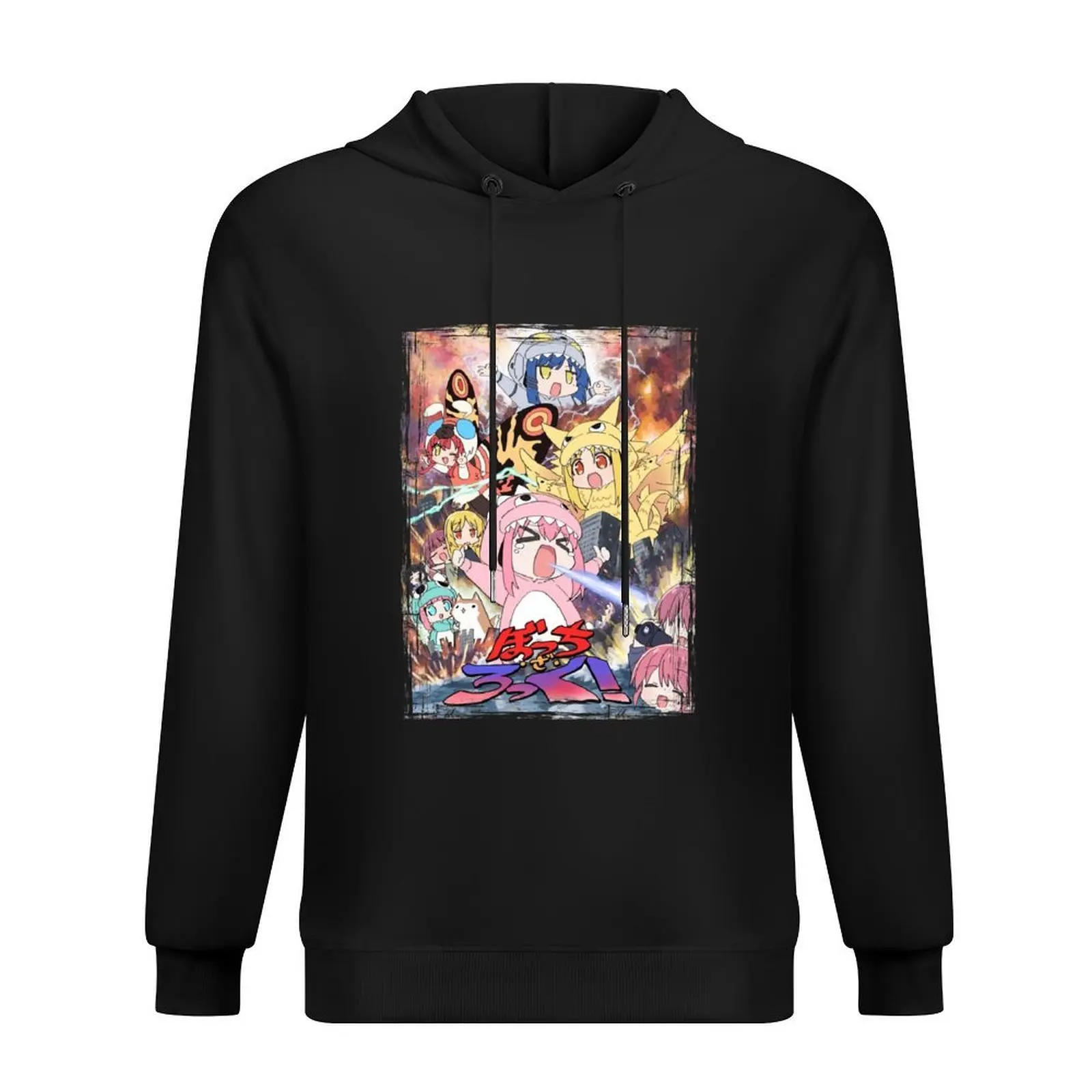 Bocchi the Rock Chibi Hoodie japanese style men wear men's clothing anime clothes mens hoodies