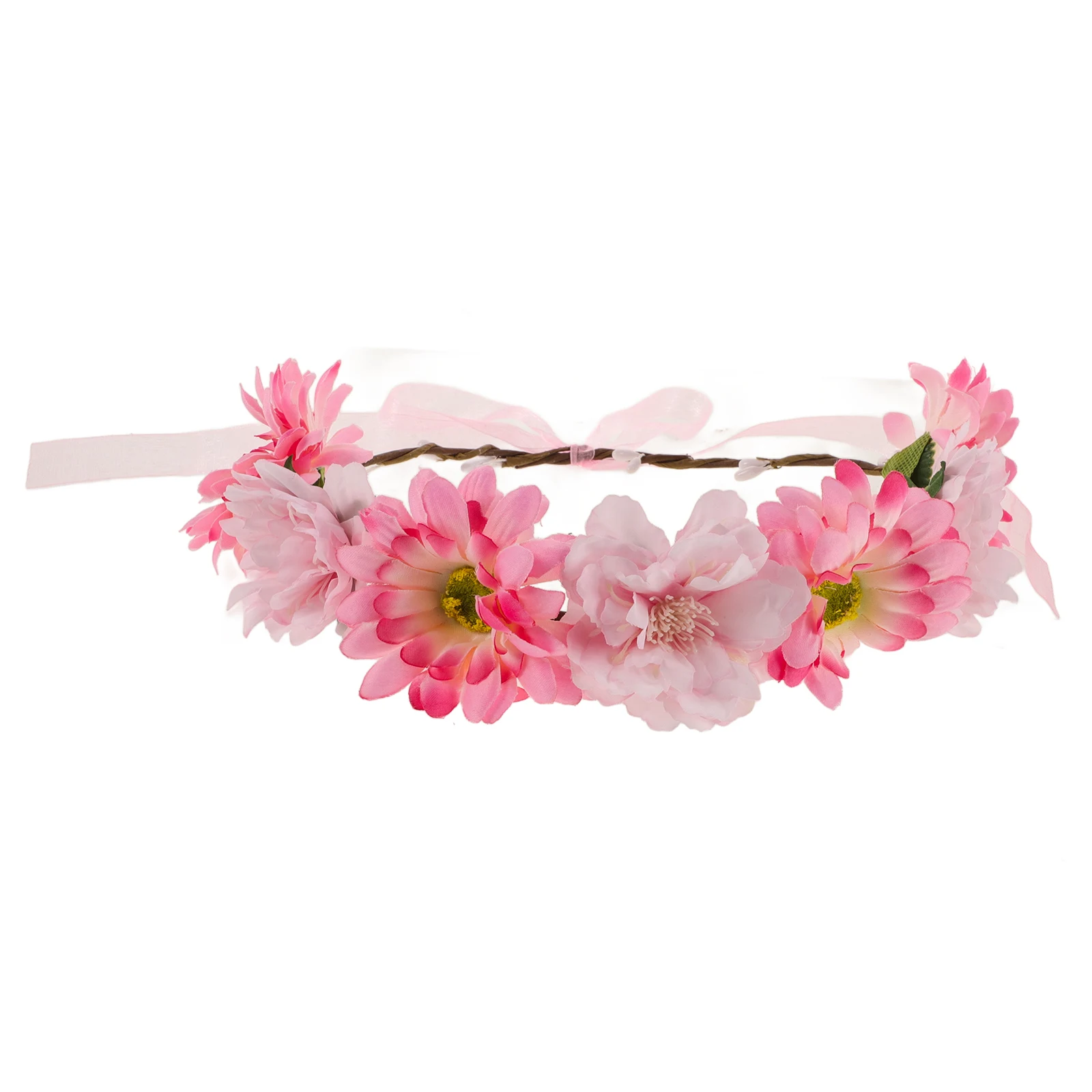 

Floral Crown Flowers For Hair Crown Wreath Bridal Headpiece Women Flowers Hair Photo Props Vacation Accessories