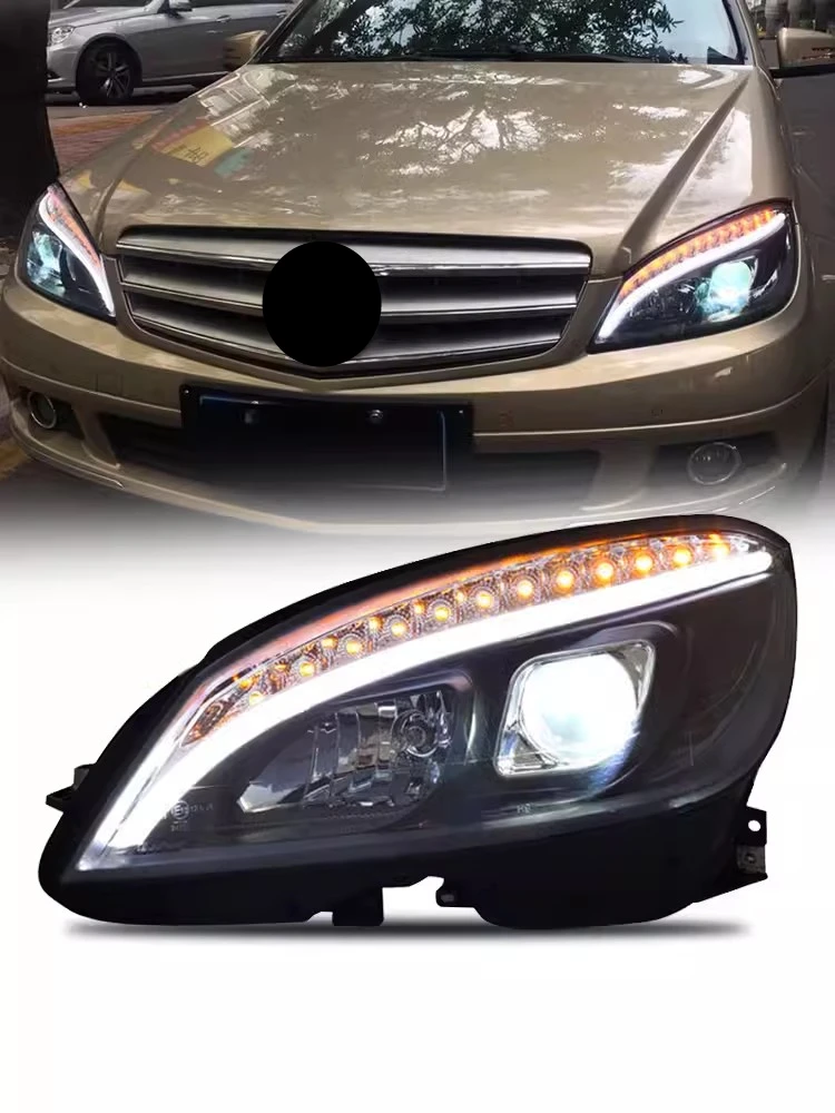 

Car led front lamp Headlight assembly For 07-10 Mercedes-Benz W204 daytime running light DRL 2pcs