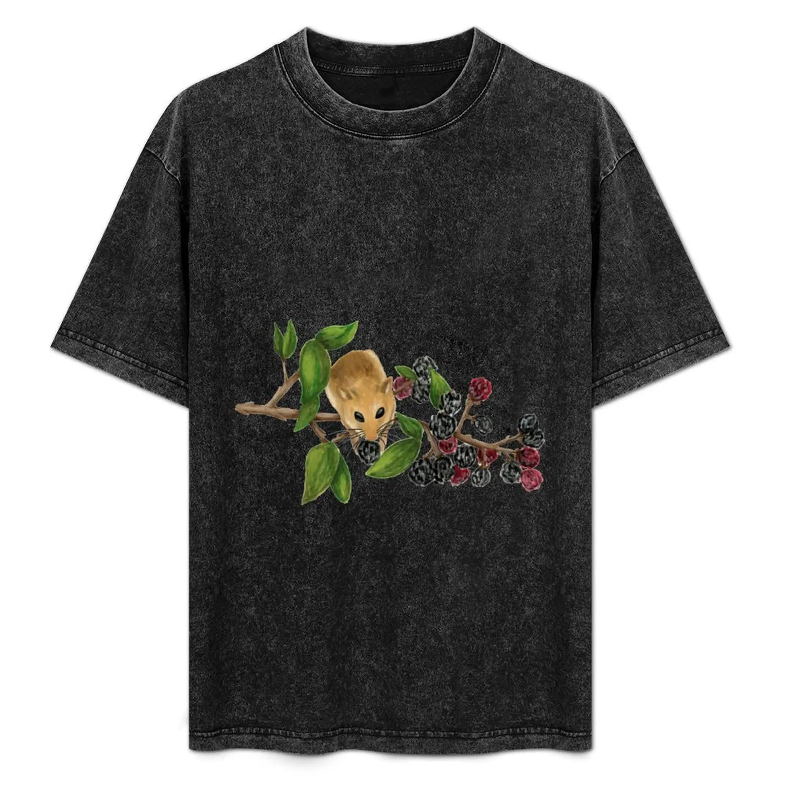 Naughty Hazel Dormouse T-Shirt oversized graphic tee anime clothes summer tops plus size men clothing