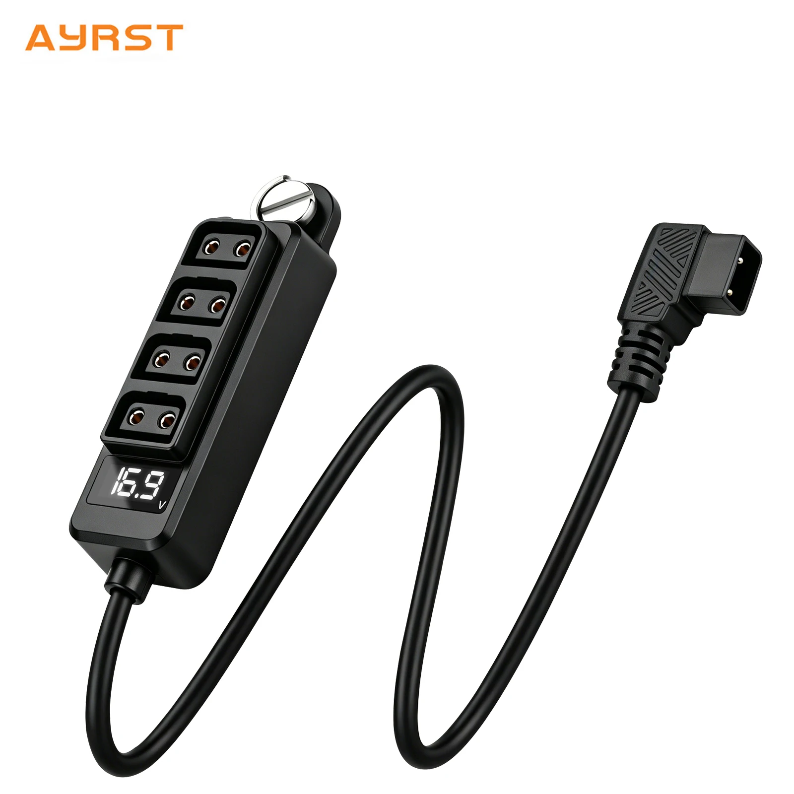 D-Tap Male To 4 Female Power Distribution Cable Power Splitter Adapter Cord For Film Production And Broadcasting Gear