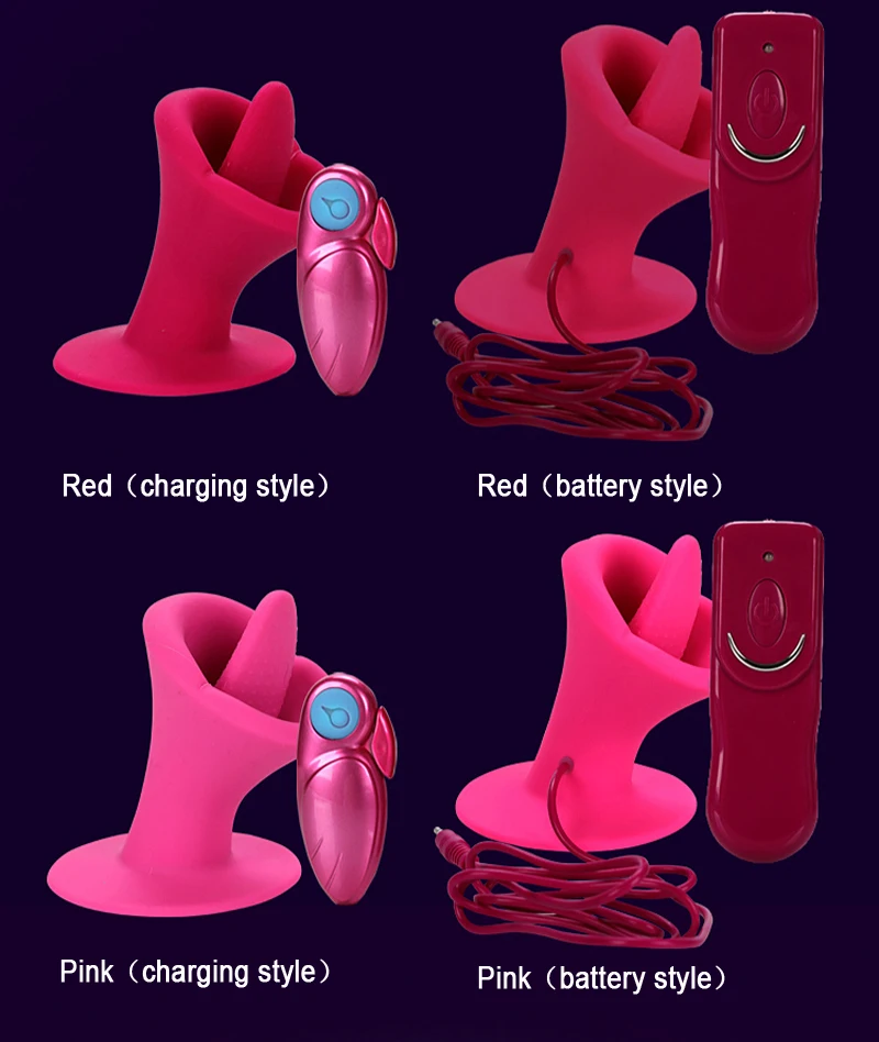 HESEKS Tongue Vibrator Suck Lick 10 Mode Sex Toys For Women Masturbator Remote Control Nipple Clitoris Stimulator USB Charge 18+