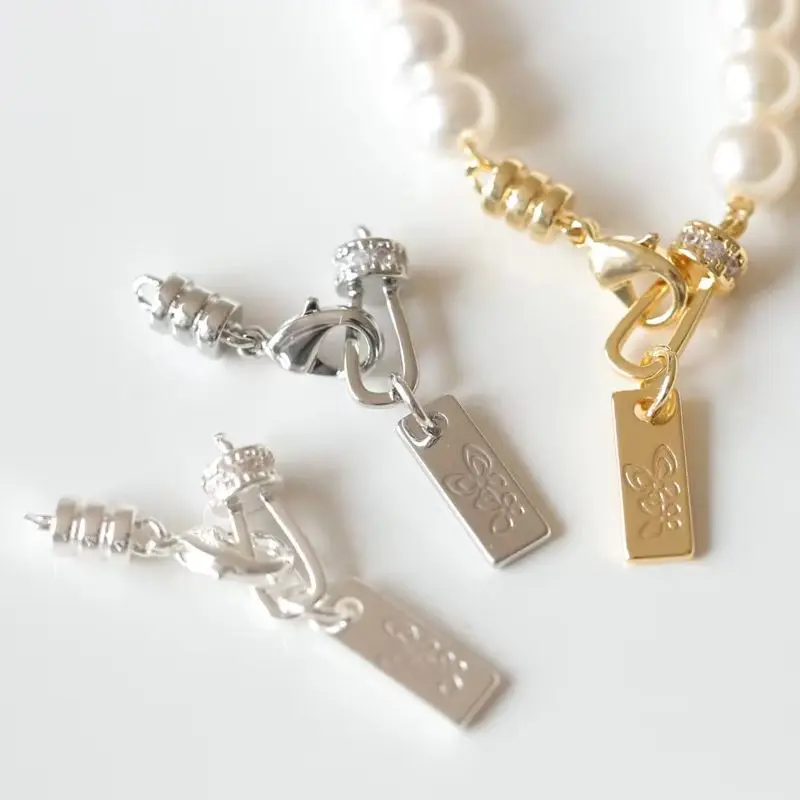 

1PCS 29.4x5.5mm 14K Gold Color Versatile Butterfly Square Necklace, Bracelet Buckle Head DIY Handmade Charm Accessories