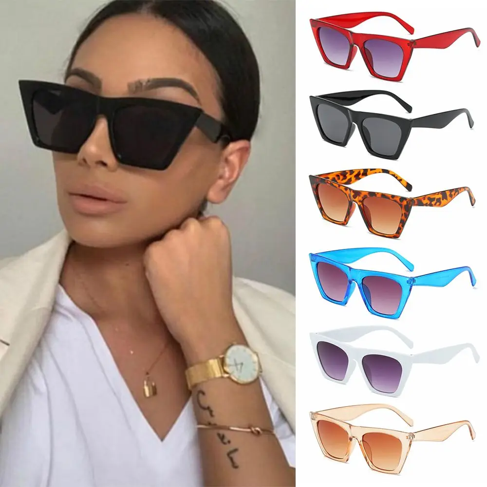 Fashion Square Frame Streetwear Eyewear Sun Glasses Goggles Vintage Shades Sunglasses for Women