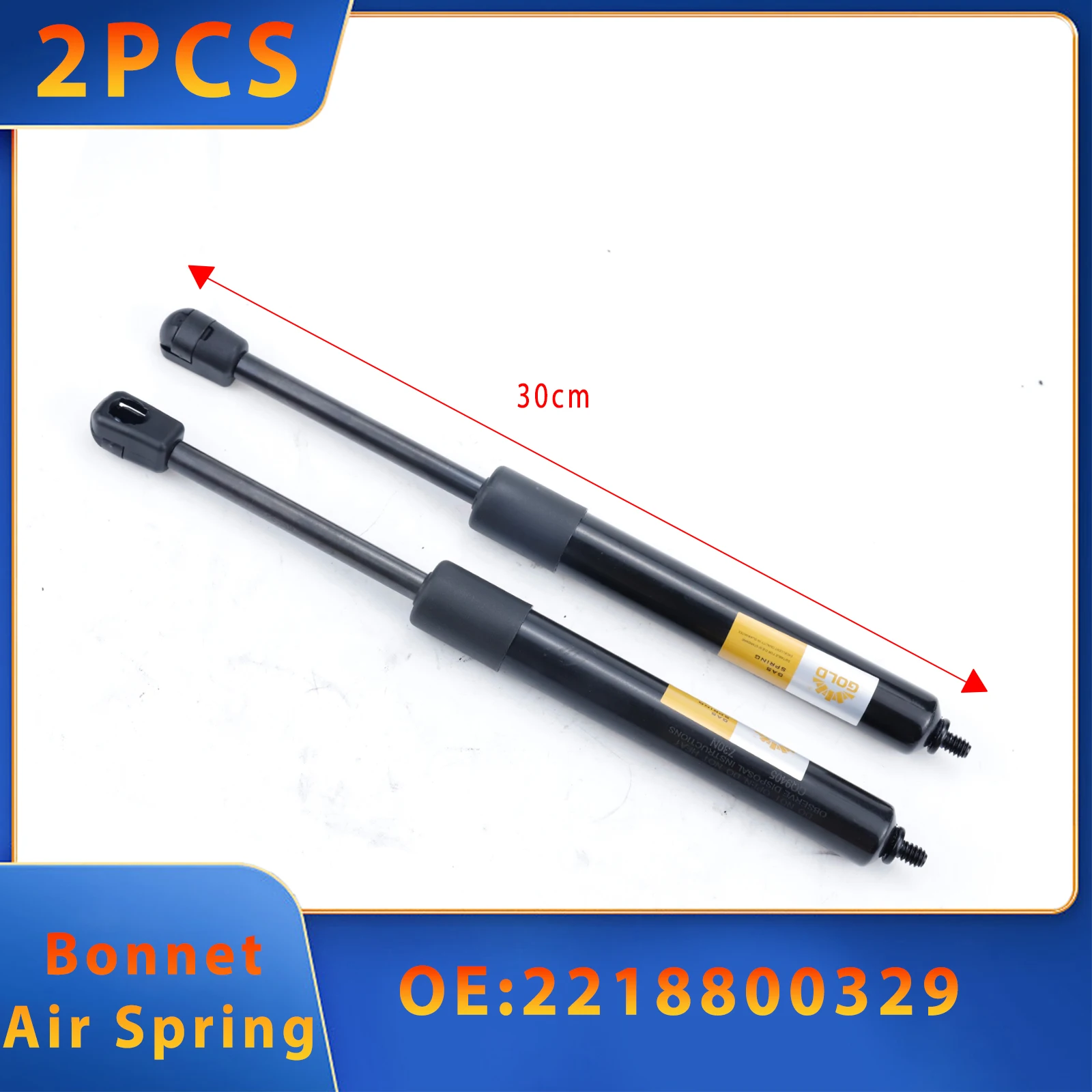 

2PCS Bonnet Air Spring For BENZ CL500 CL63 CL65 S250 S300 S320 S350 S400 S420 S450 S500 S550 S600 S63 2005-2014 2218800329