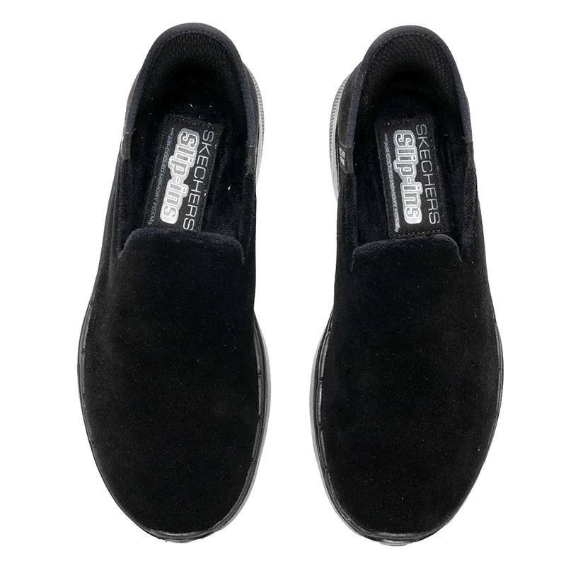 

Skechers Women's Shoes Go Walk6 Slip-On Commuter Shoes Fashionable Comfortable Breathable Casual Shoes Sneakers 896281-Bbk