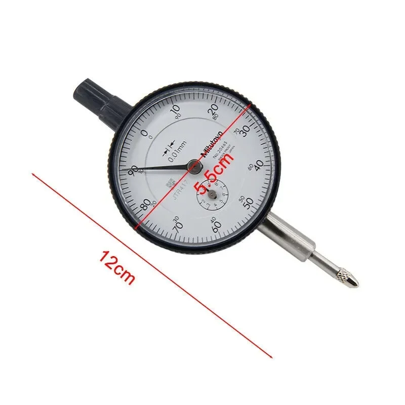 Mitutoyo 2046S Standard Plunger Dial Indicator 0.01 Mm 10mm Gauge Test Inspection Dial Gauge Tools