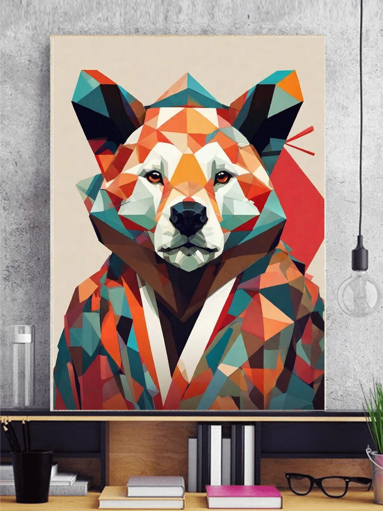 1 قطعة تلوين الدب DIY الماس اللوحة، DIY الماس اللوحة مجموعة الملحقات، مناسبة للمعيشة المنزلية #2