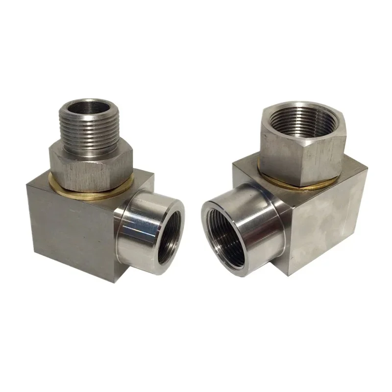 Hydraulic rotary joint Stainless steel right angle rotary joint Reel high pressure rotary joint