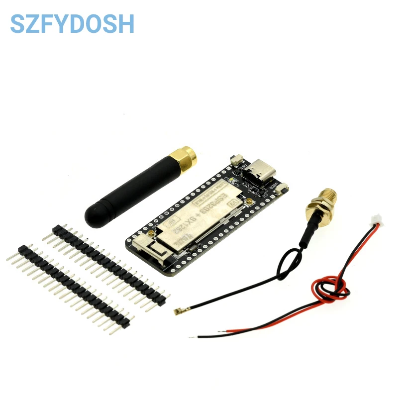 ESP32 SX1262 LoRa WIFI BLE Module Development Board LoRAWAN 433-470MHz 868-915MHz Wireless Stick Lite with Antenna For Arduino