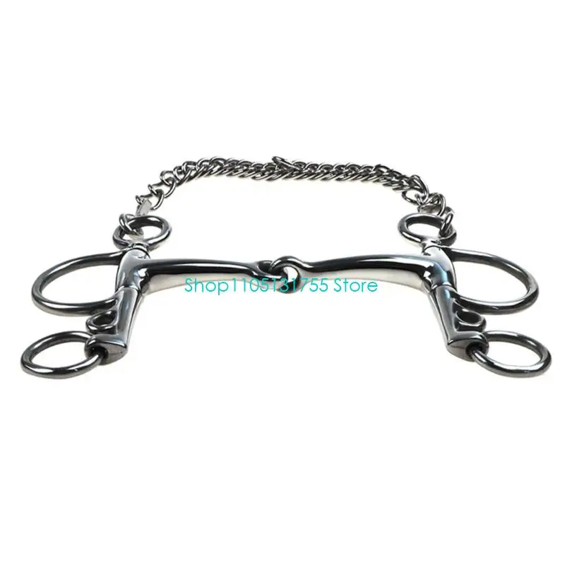 K0EF ذراع الفروسية تصميم مريح لقمة الحصان مع معدات احترافية مقاومة للتآكل من الفولاذ المقاوم للصدأ