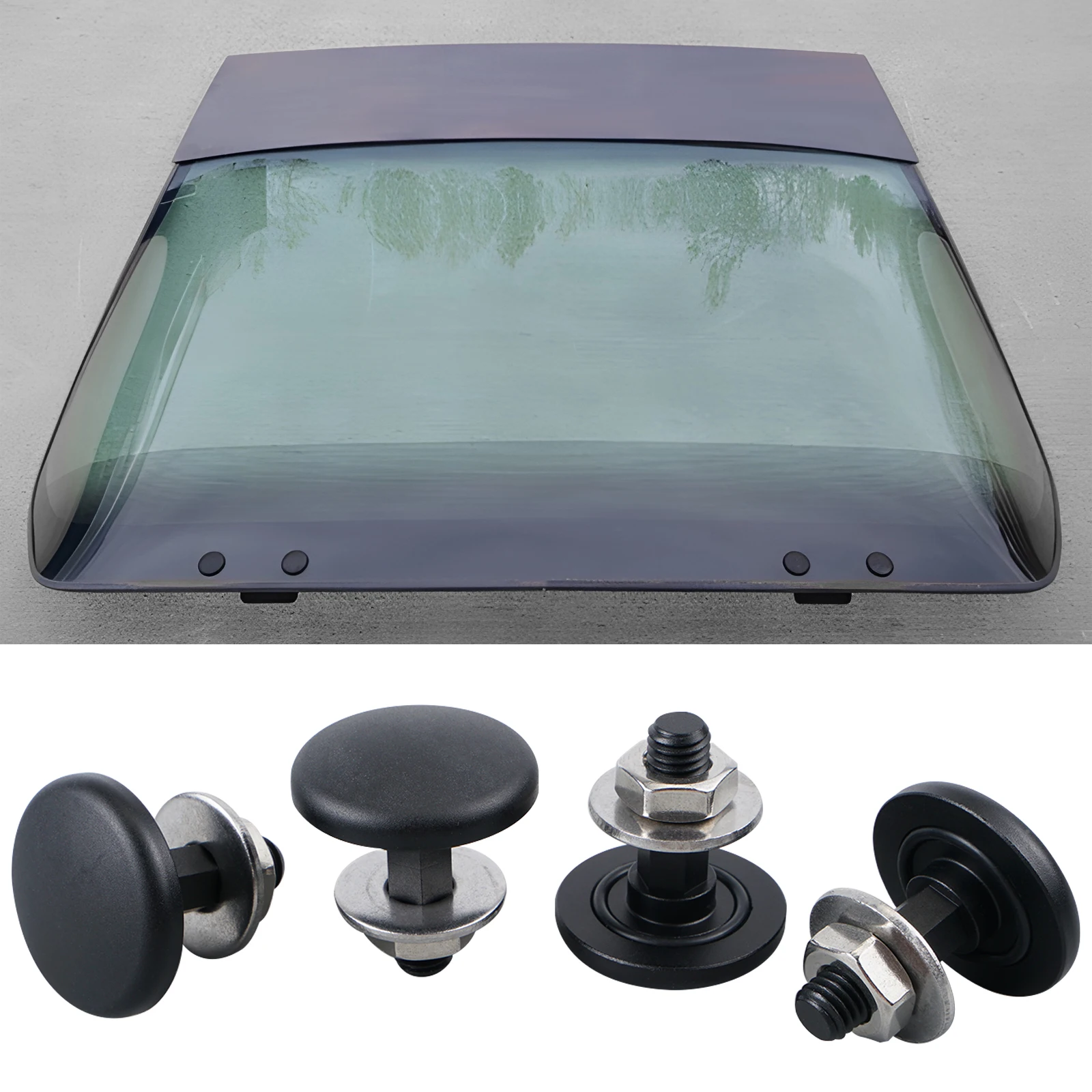 4x pernos de bisagra de escotilla trasera para Chevrolet Camaro 1982-1992, para Pontiac Firebird 1982-1992, reemplazar para 20309167