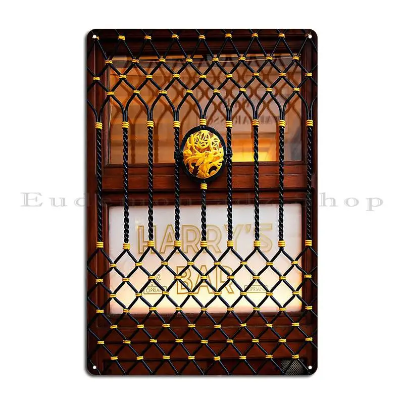 Harrys Bar Venice Metal Sign Club Party Classic Create Club Customize Tin Sign Poster