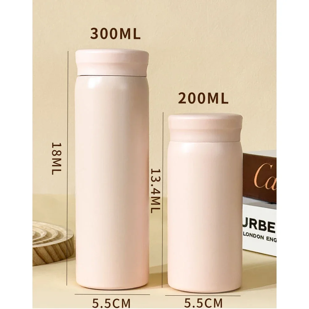 200ML Mini Tumbler 316 Stainless Steel Thermos Bottle for Coffee Cold and Hot Thermal Mug Portable Water Bottles for Girls