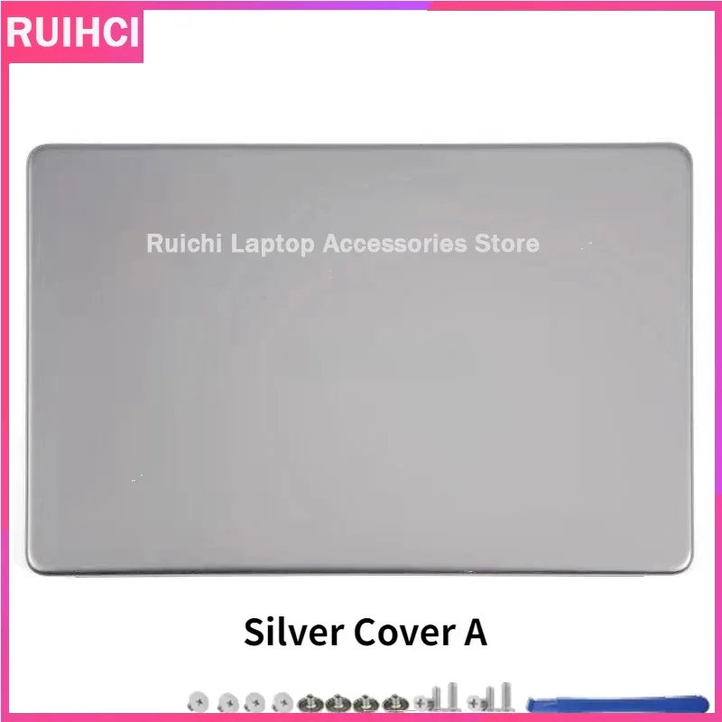 Laptop For MateBook D15 MRC-W60 MRC-W50 PL-W19 PL-W09 LCD Back Cover Rear Lid Screen Bezel Case Hinges