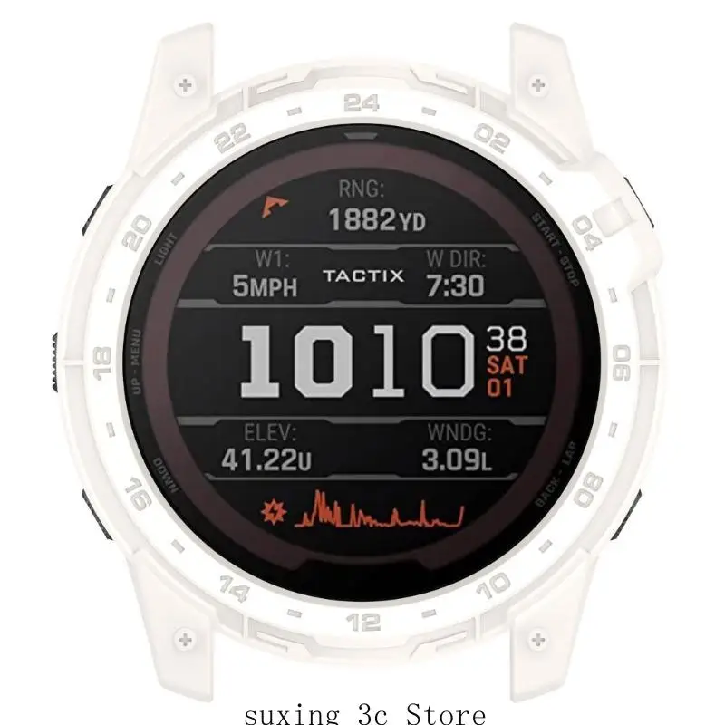 

E8BE Защитный корпус Watchcase для Tactix 7 Amoled Full Cover Silicone Protector