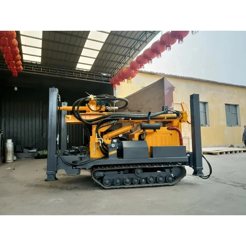 Hydraulic 0m Well Drill Rig Small Borehole Drilling hine Garden Field Groundwater Projects