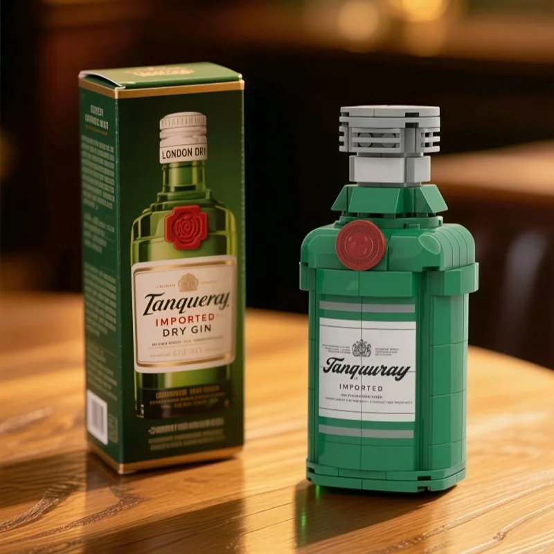 Whiskey Bottle Building Blocks Baileys Irish Cream Mini Liquor Model Creative DIY Bricks for Home Decor Model Kids Toys Gift image 3