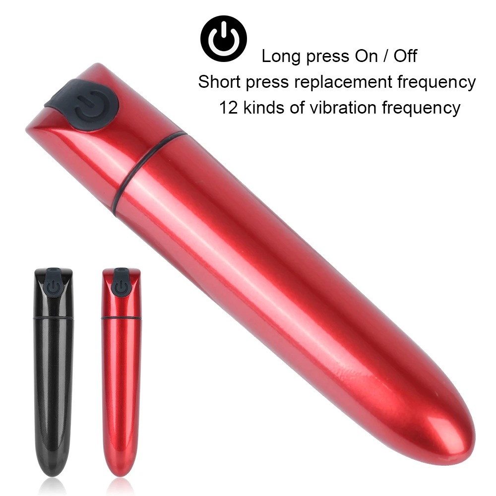 Dildo Vibrator Sex Toys For Woman 12 Speed Waterproof Clitoris Stimulator Mini Powerful Bullet Vibrator Vaginal G Spot