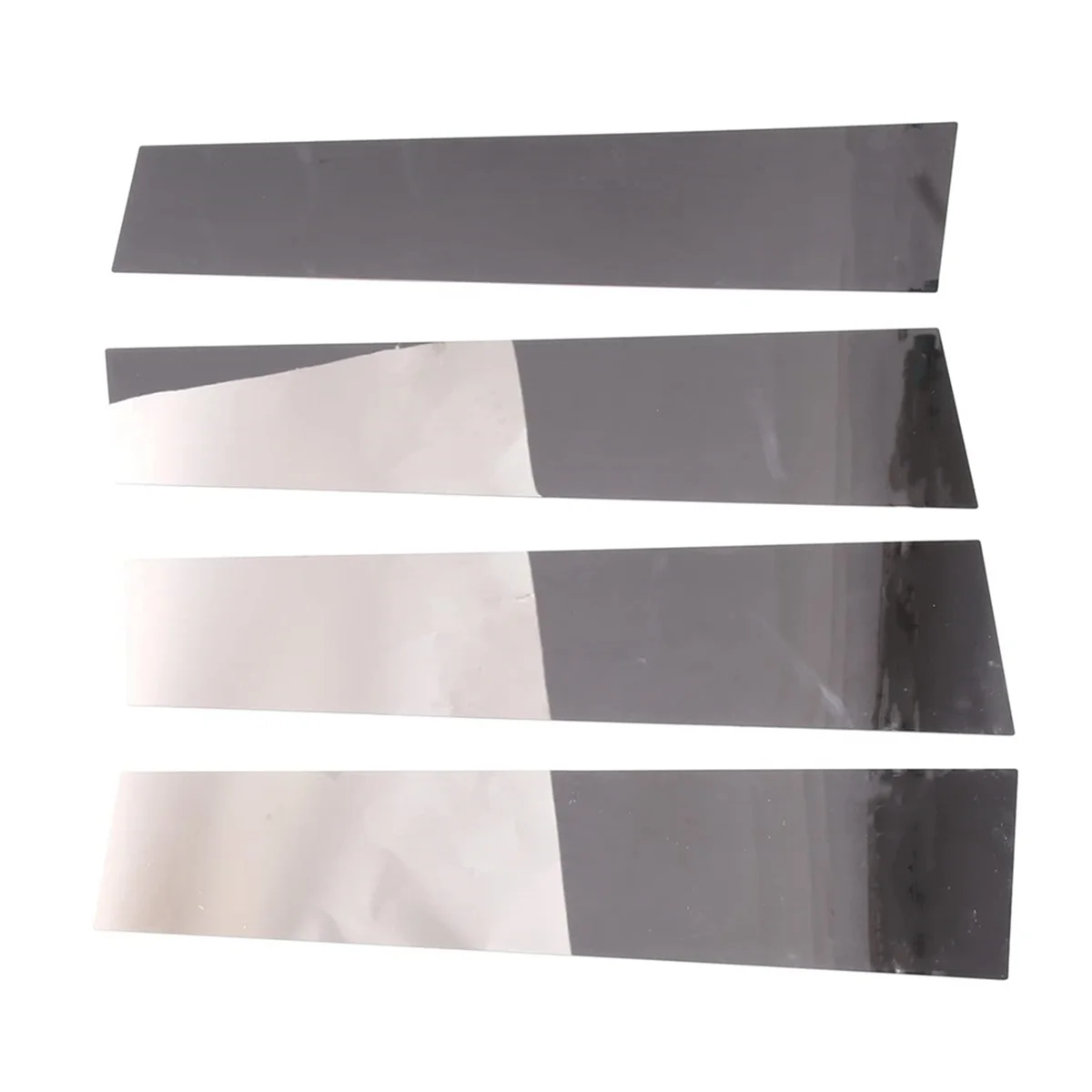 

For RIVIAN R1T 2022 2023 Car Door B Pillar Trim Molding Window Cover Trim Stickers Accessories Stainless Steel