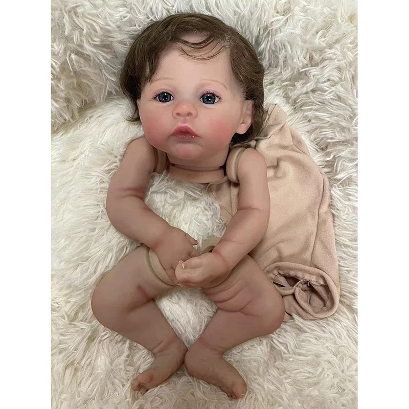 19inches  Reborn Kit Meadow  Already Painted  DIY Reborn Doll Parts Hand Painted 3D Skin Veins  Reborn Kit