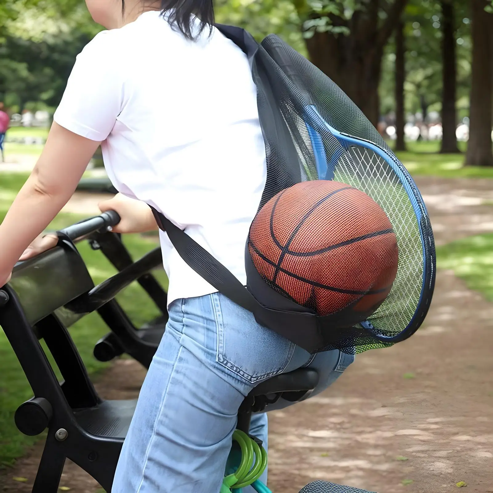 Nettas voor ballen Lichtgewicht volleybal opbergtas Basketbal Grote capaciteit Schouder Sporttraining Opbergnet Voor
