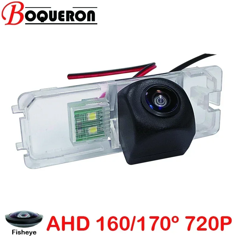 Fisheye 170 720P HD AHD Car Vehicle Rear View Reverse Camera for Volkswagen VW Polo Hatchback Scirocco Golf Cabriolet Variant