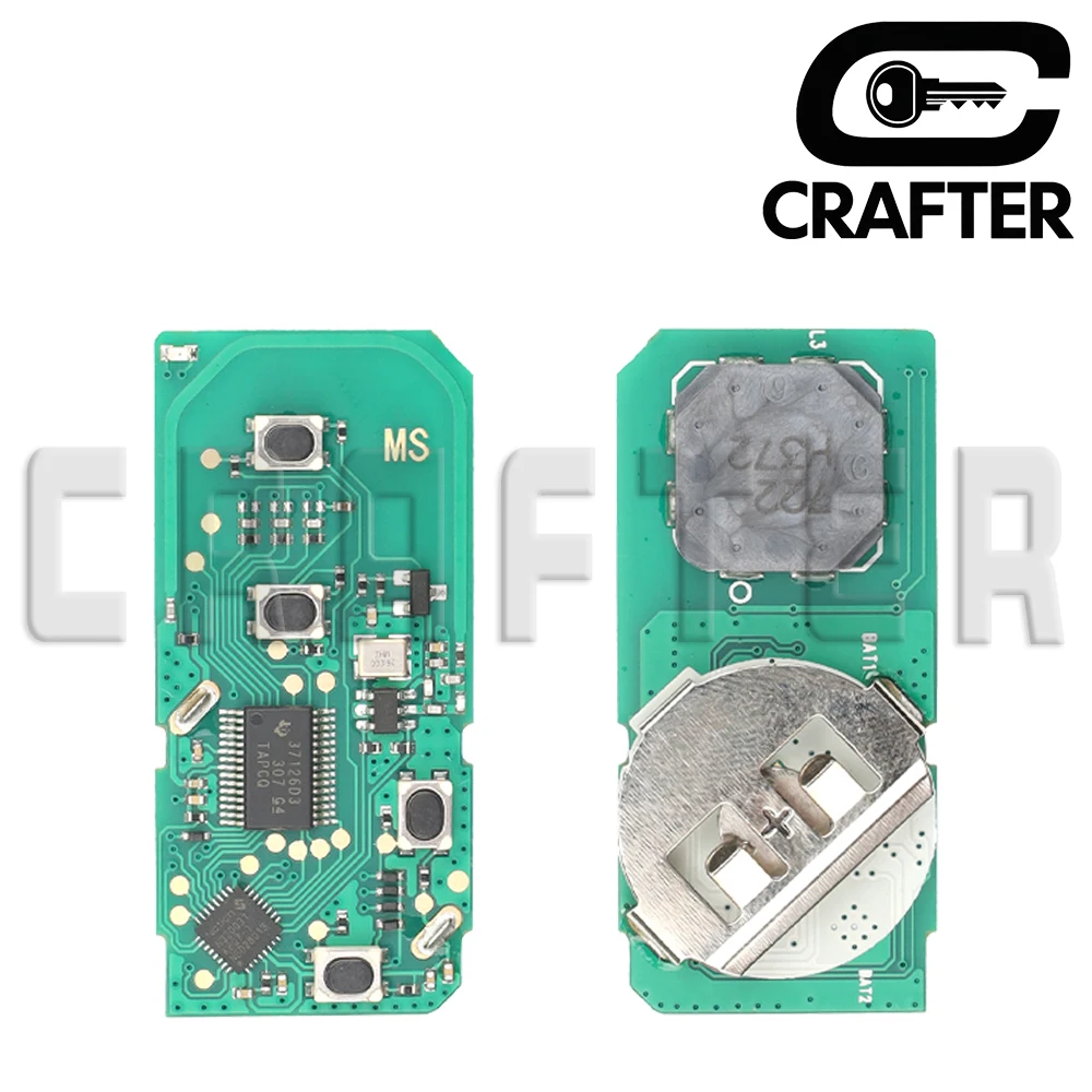 مفتاح Crafters HYQ14AAB 314.4 ميجا هرتز ID 4D رقاقة 271451-3370 مفتاح السيارة الذكية لتويوتا مفتاح أفالون كامري Rav4 2009 + 3370