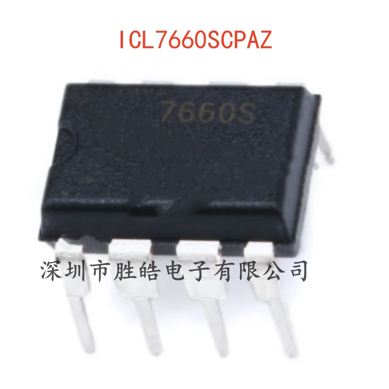 (5PCS)  NEW   ICL7660SCPAZ    Power Chip, Voltage Converter Chip    Straight In   DIP-8    ICL7660SCPAZ    Integrated Circuit