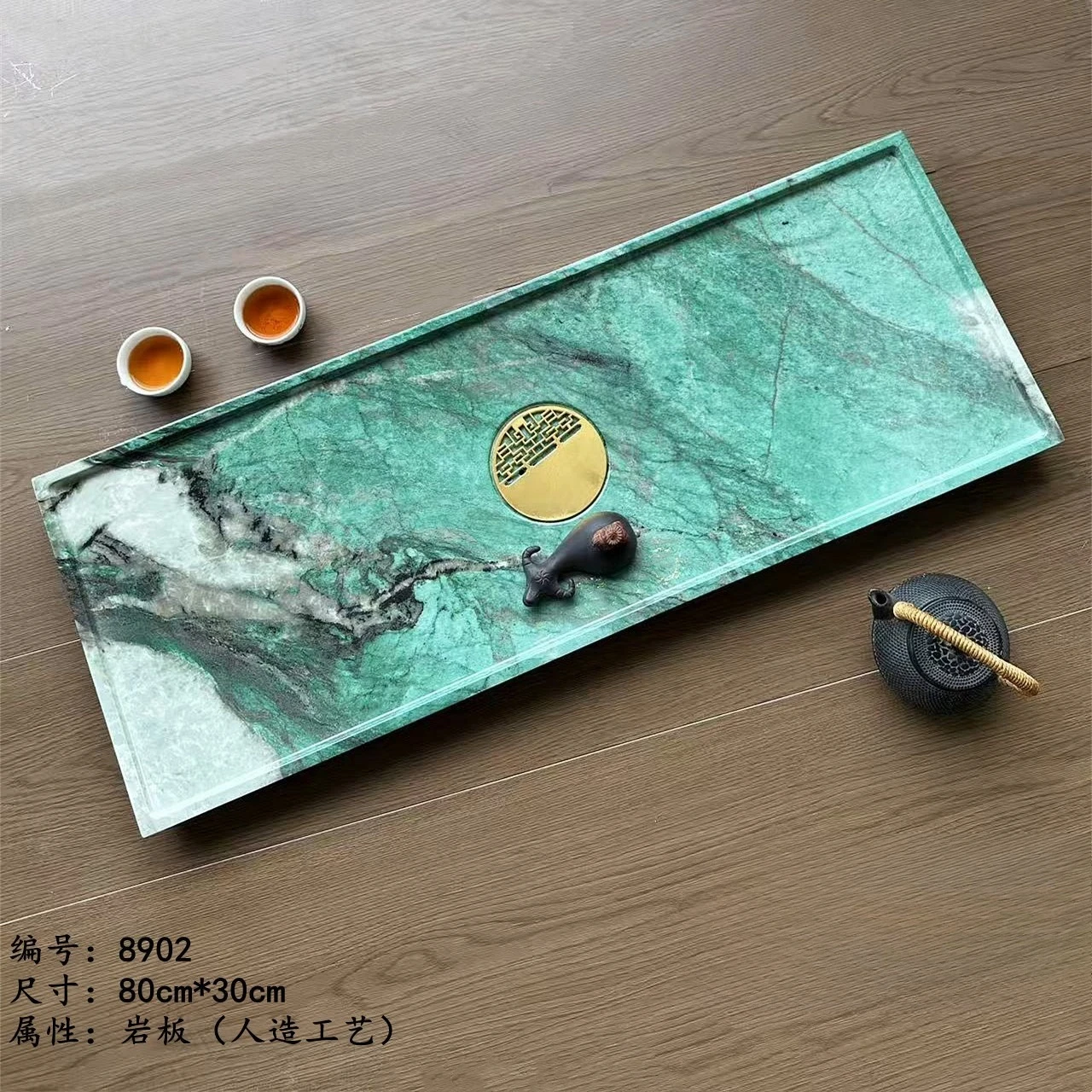 DSA luxury stone tea tray simple household generous new Chinese style tea table high-end tea tray