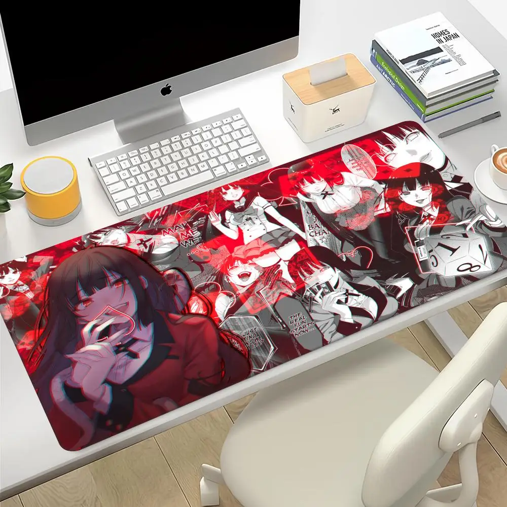 Anime Mouse Pad Gamer Computer Gaming Accessories MousePads Mouse Mat Tapis De Souris коврик для мыши Kakegurui Yumeko Jabami