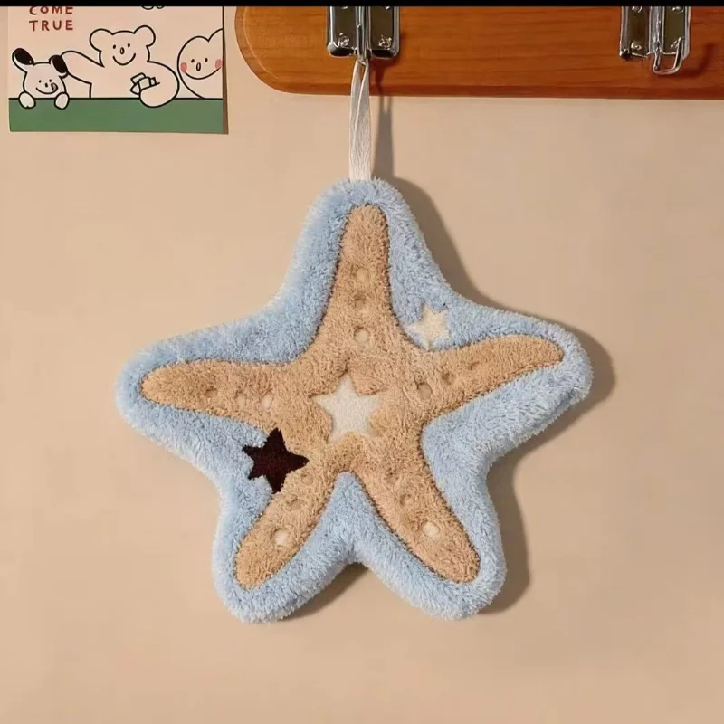 Bonito Toallero de Bambú con Diseño de Hoja de Planta y Tortuga, de Tela de Coral, para Colgar en el Baño Infantil, Decoración Creativa para el Hogar