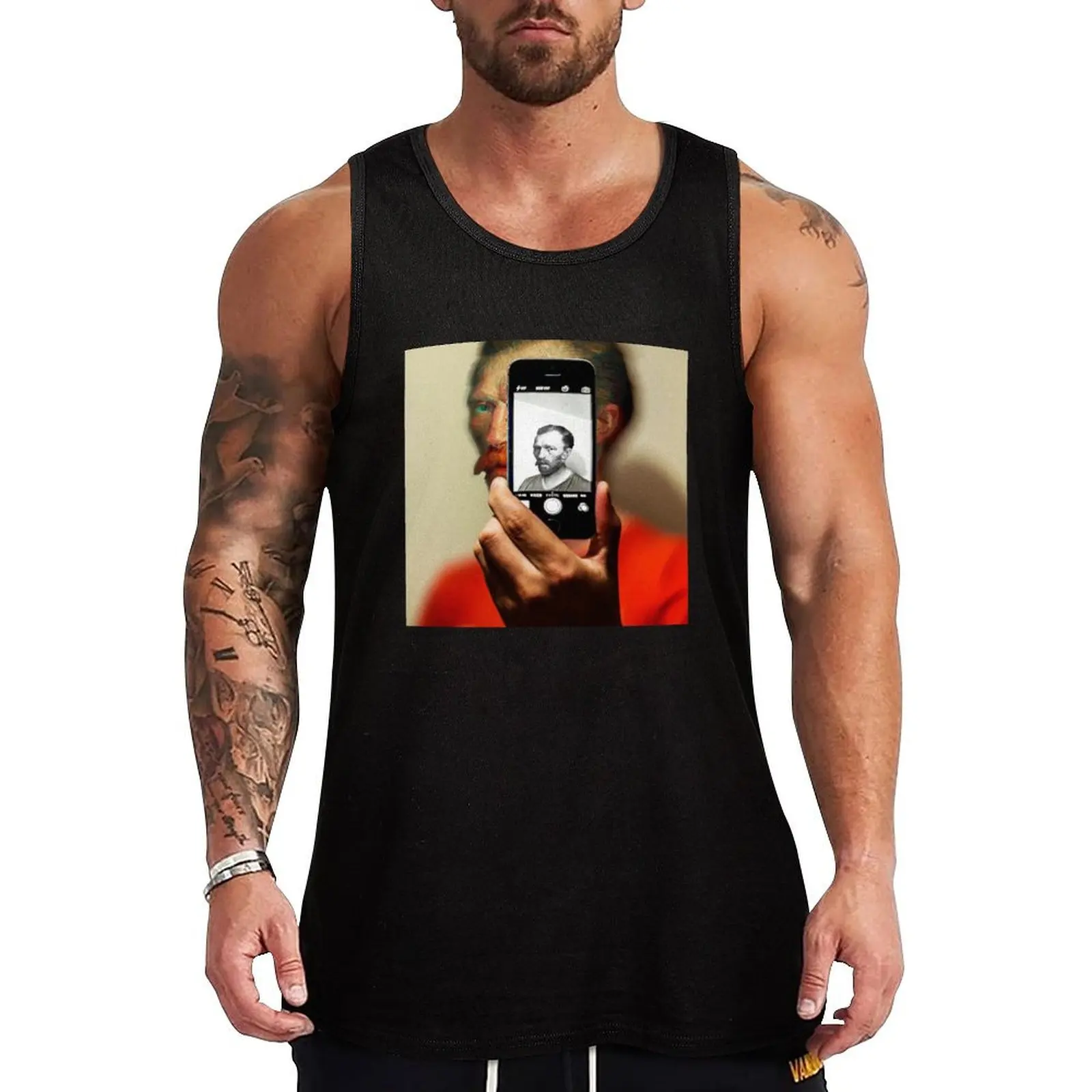 Show you my selfie Tank Top Bodybuilding clothing man singlets for men Vest for boy