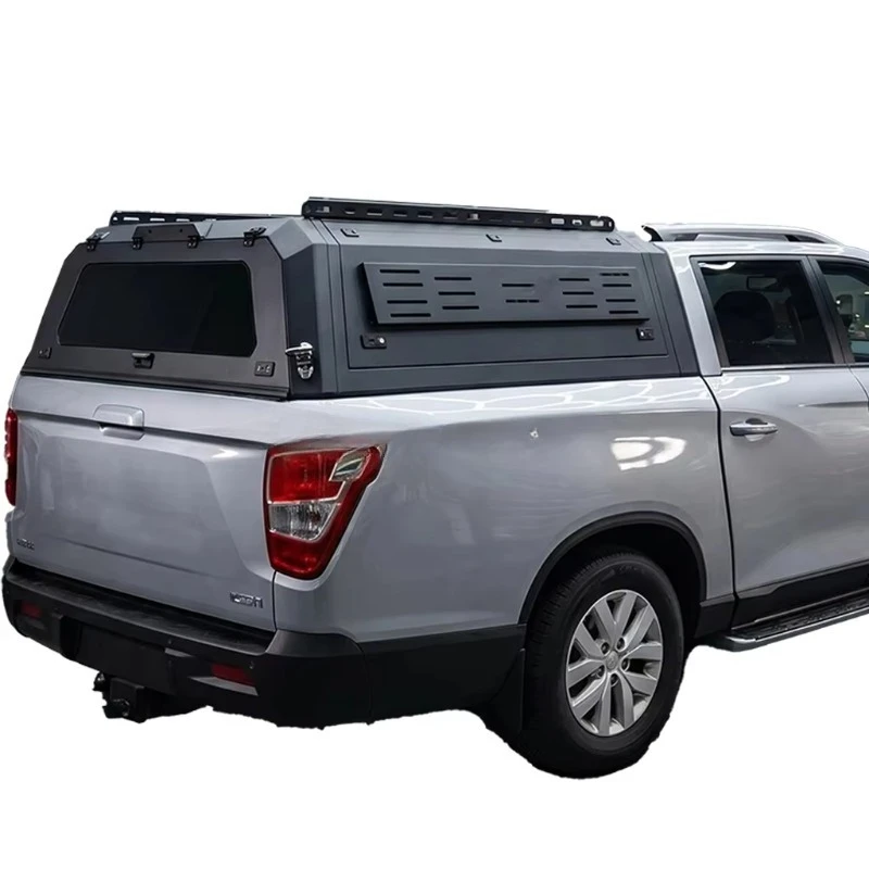 4X4 Waterproof Hardtop Canopy Camper Shell Bed Topper Cap for Toyota Hilux Revo Tacoma Tundra 5ft 6ft Navara NP300 Ford F150 RAM