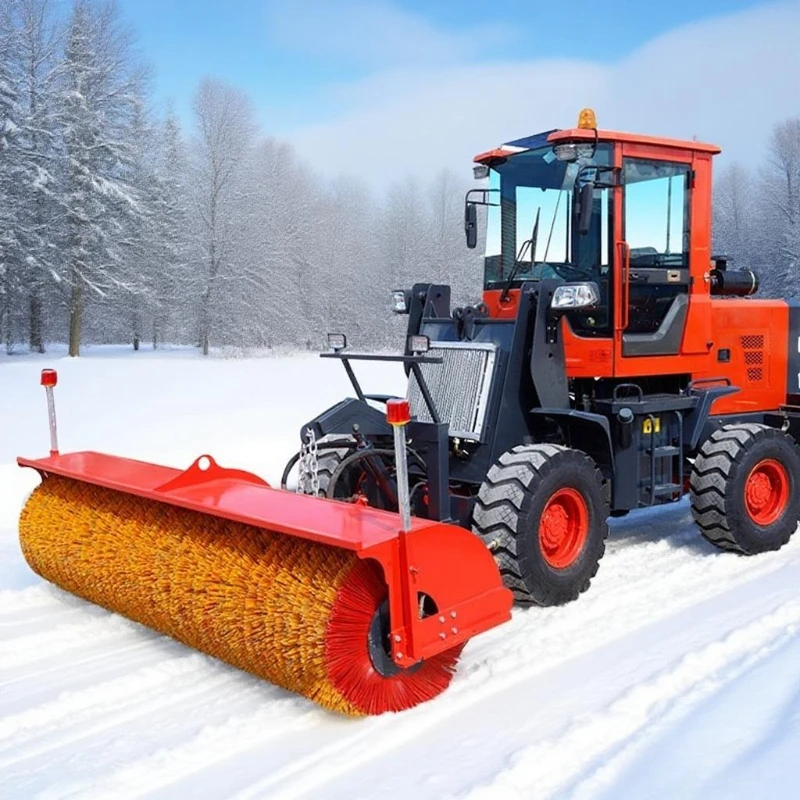 

Factory Price Wholesale Four Wheel Driving Snow Blower Machine Tractor High Efficient Snow Sweeper For Fast Snow