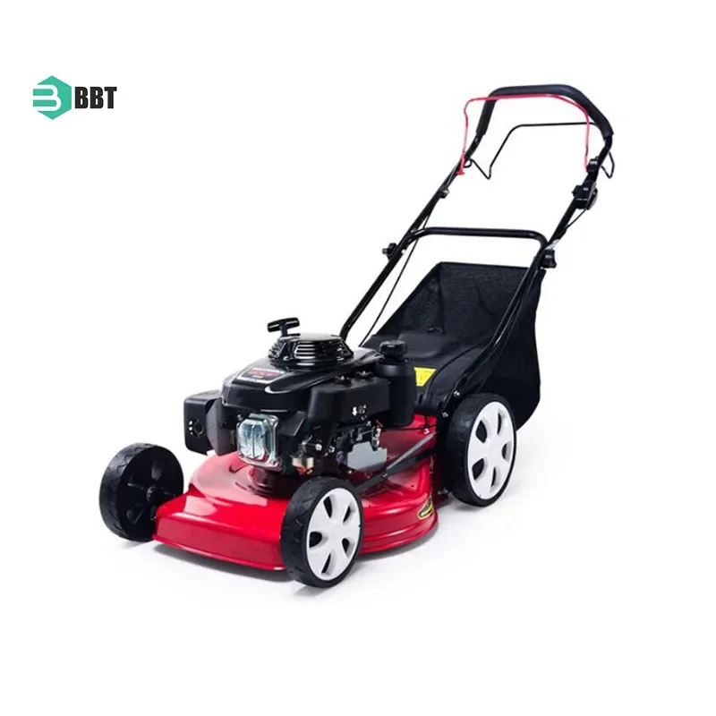 Automatic Lawn Mower With Electric Motor Wheels Hand Push Manual Self Moving Farm Grass Cutting Machine