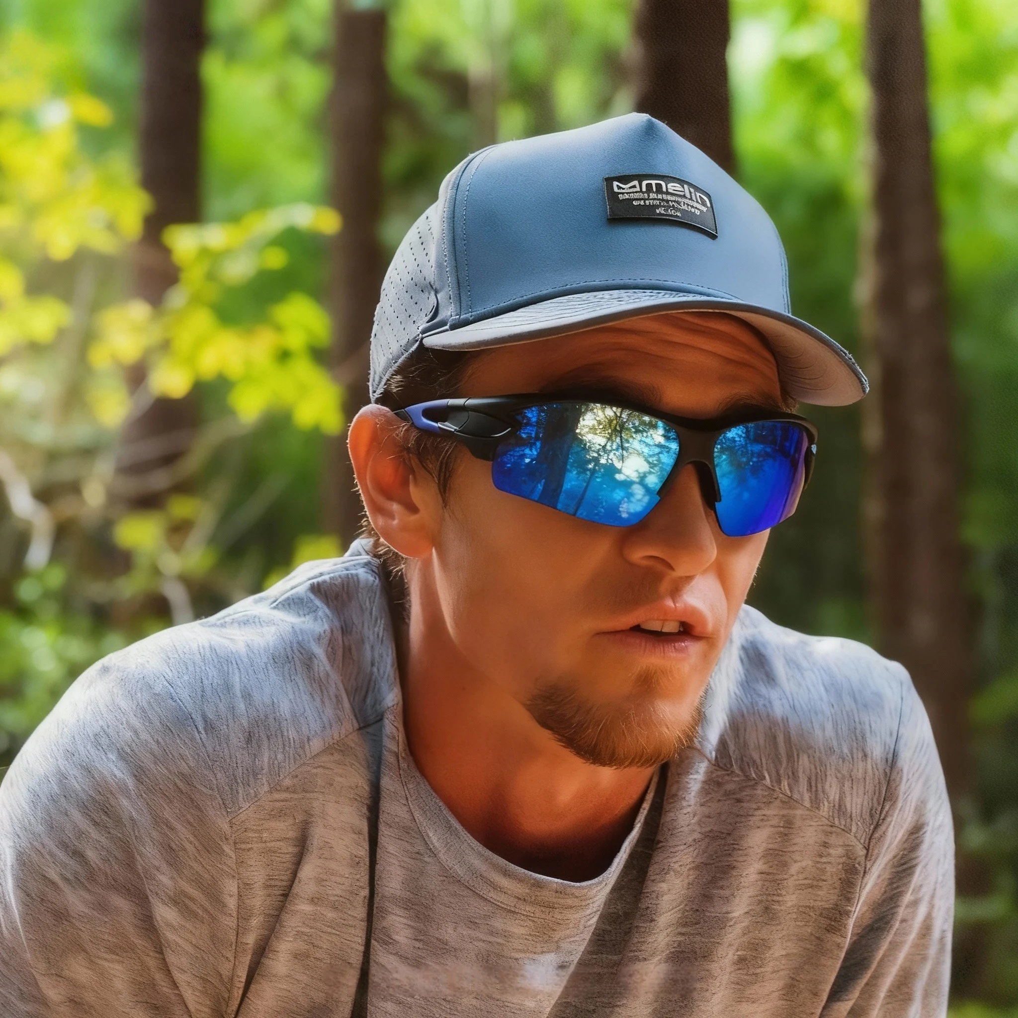 نظارات شمسية رياضية ملونة شبه بدون إطار - UV400 للجنسين للجري وركوب الدراجات والأنشطة الخارجية