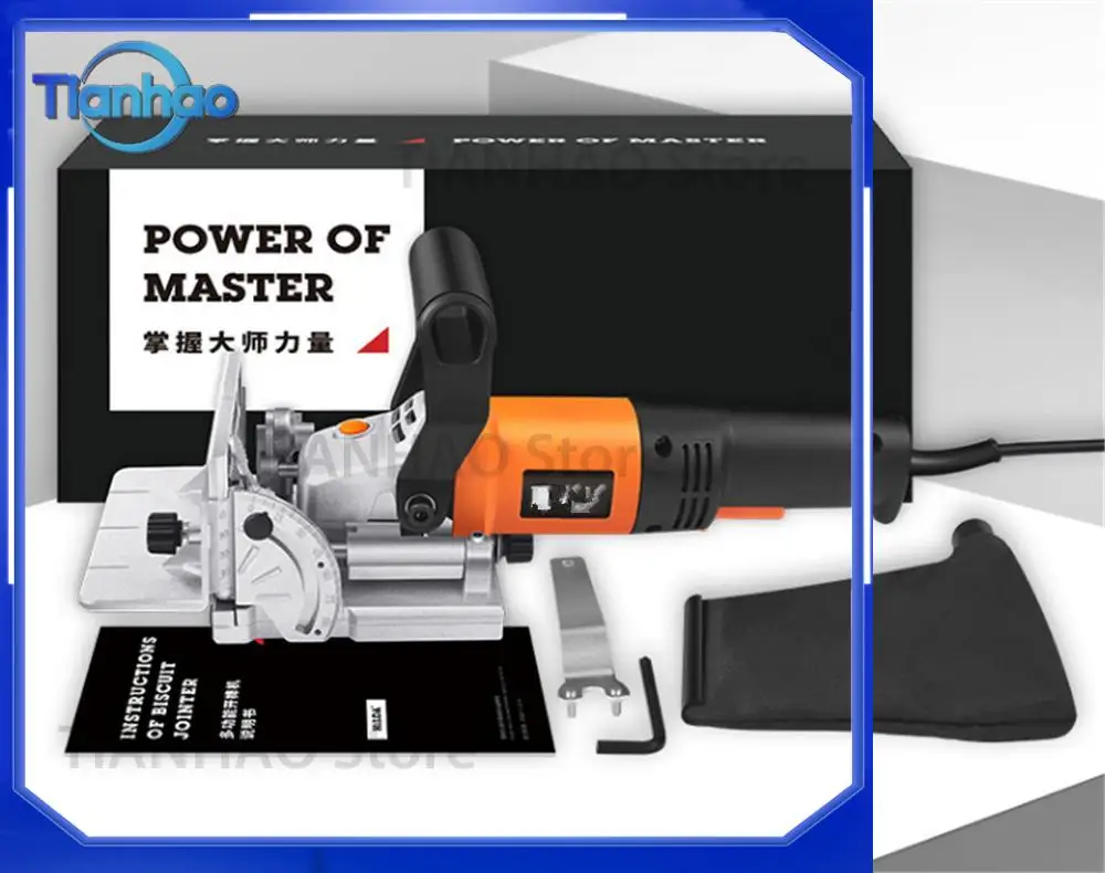 760W Biscuit Jointer for Electric Tools Woodworking Tenoning Machine for Authentic Biscuit Joining Puzzle Machine