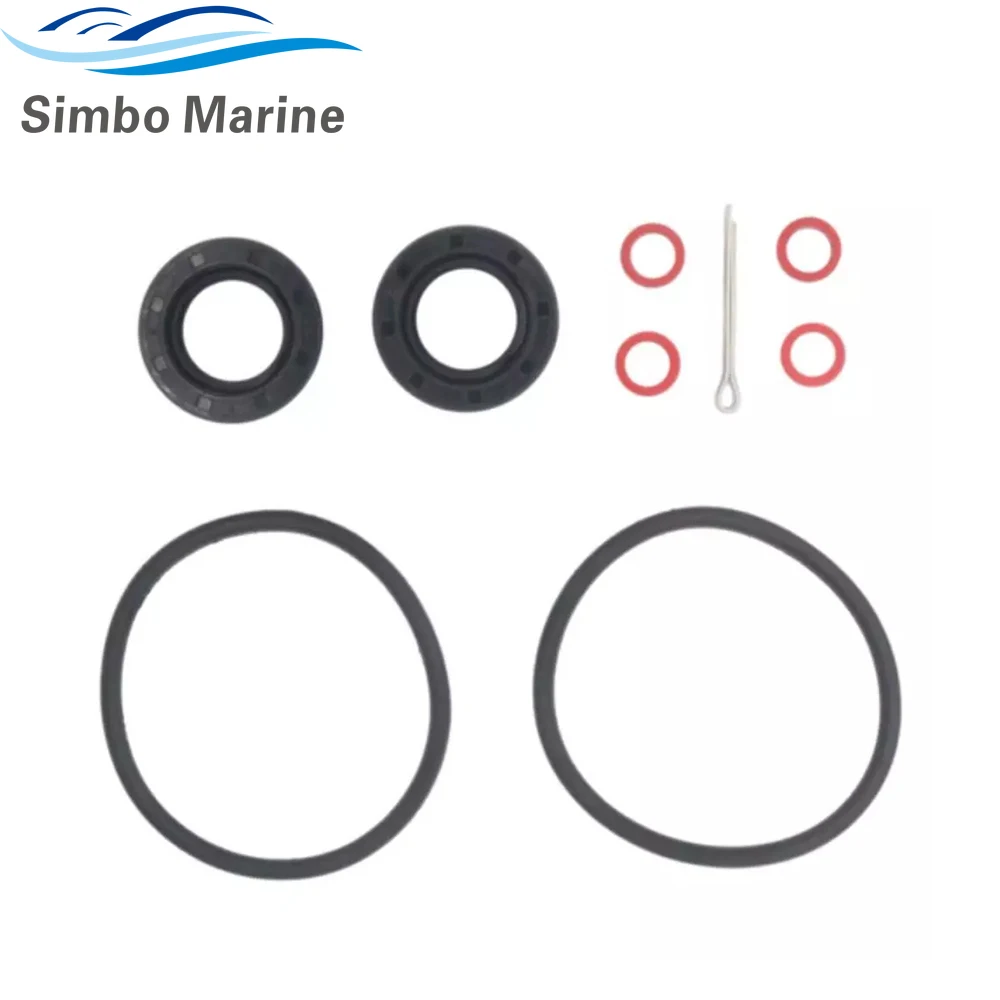 Lower Unit Seal kit For Yamaha 2 Stroke 20 25 30 HP Outboard Engine 93210-60MA3-00 93210-60M17-00 93101-20M07 90430-08003-00 image 6