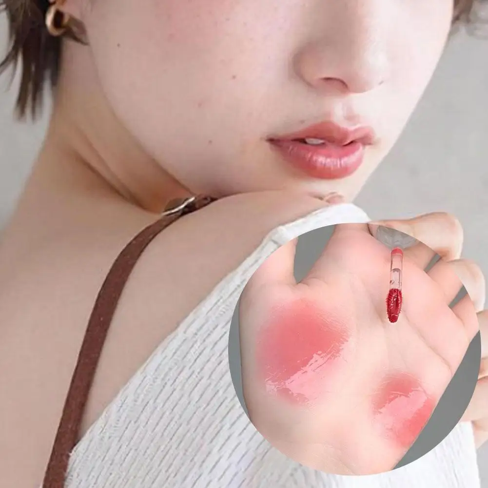 

1pcs Mirror Lipstick Water Gloss Lasting Moisturizing Jelly Korea Cup Non-Stick Women Makeup Lip Glaze Cosmetics L2F8
