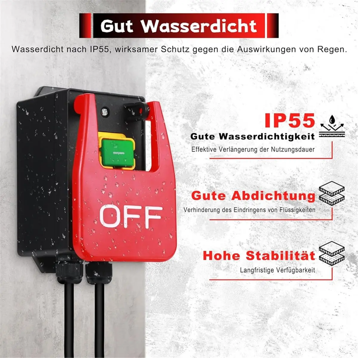Interruptor liga/desliga monofásico 230v, interruptor de botão eletromagnético para mudar rapidamente mesas de fresagem plugue da ue