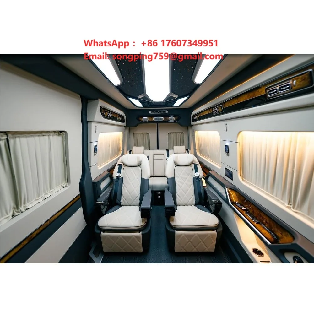 2025 Premium Custom Interior Upgrade Kit for Mercedes Sprinter Business-Style with Leather Enhancing Luxury Design