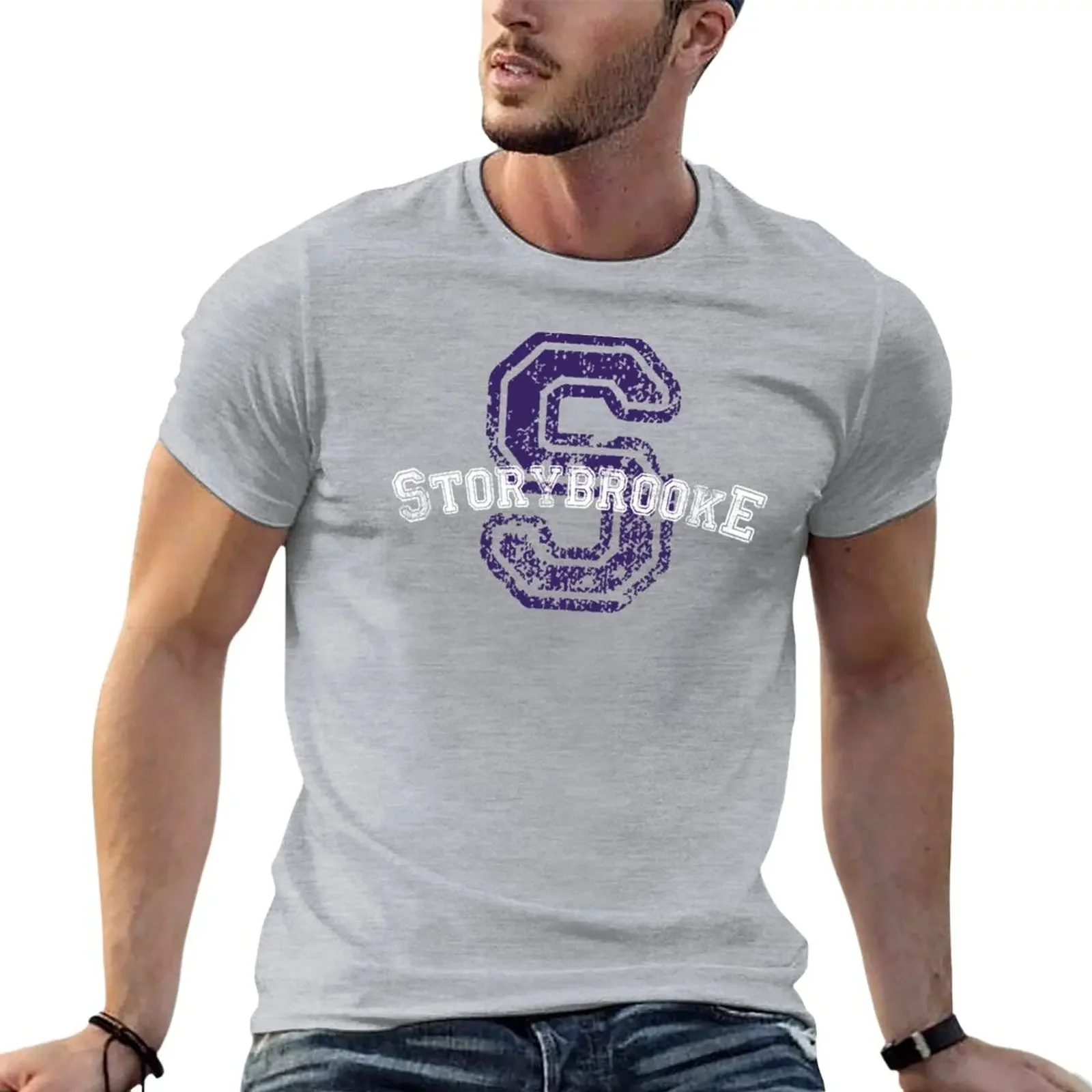 Storybrooke - Purple T-Shirt quick drying tops sweat clothes for men