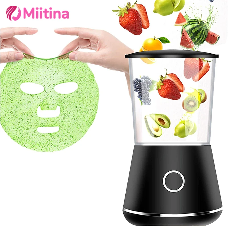 

DIY Made Facial Mask Machine Electric Facial Mask Machine Fruit Natural Plant Collagen Self Taking Facial Mask Care New Machine