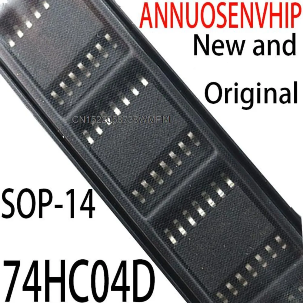 100PCS 74HC04  INVERTER HEX TTL/LSTTL 14SOIC SOP-14 74HC04D
