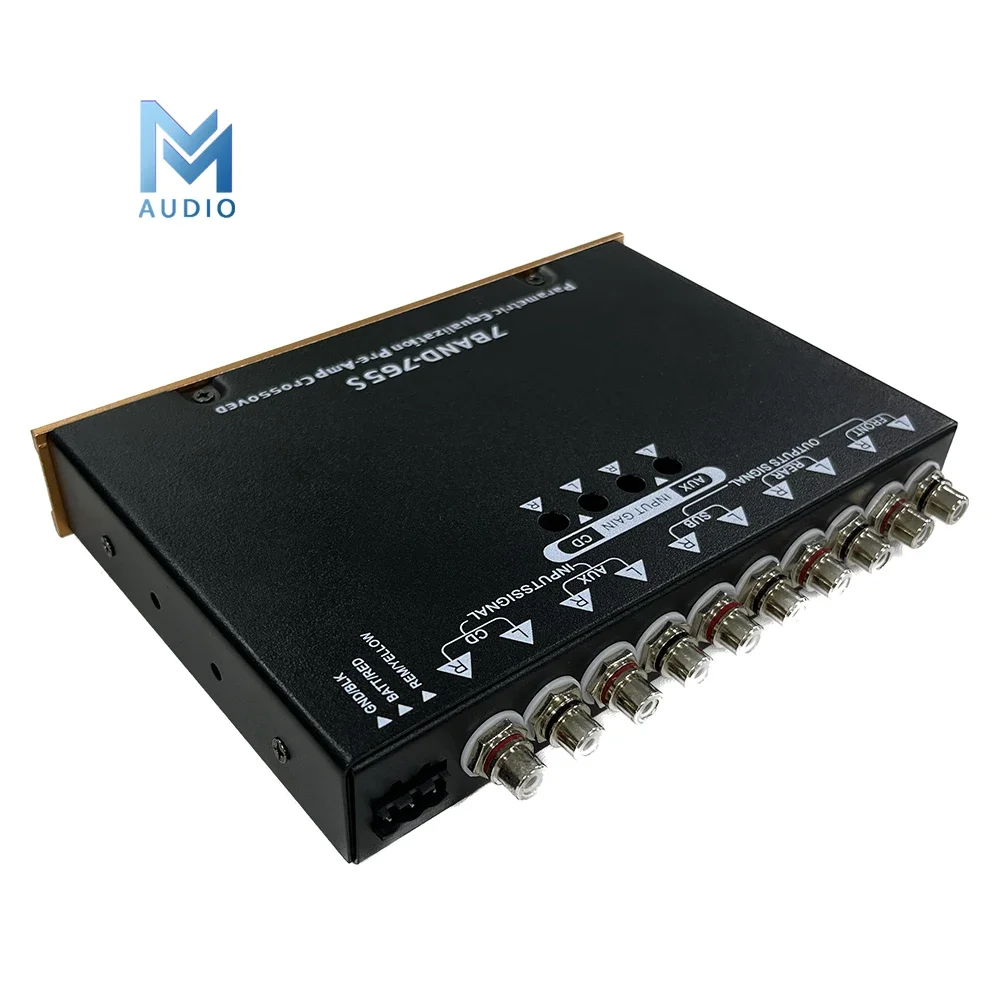 7 Band 765S Parametric Equalization Pre-Amp Crossover Car Audio Equalizer Professional Sound Equipment